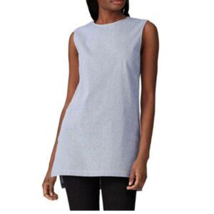 Victor Alfaro Collective Pinstriped Longline Top